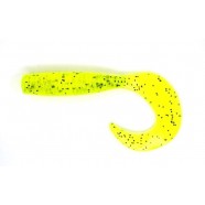 Силіконова приманка на хижу рибу, EOS Twister, 75мм, 7шт/уп, колір №009